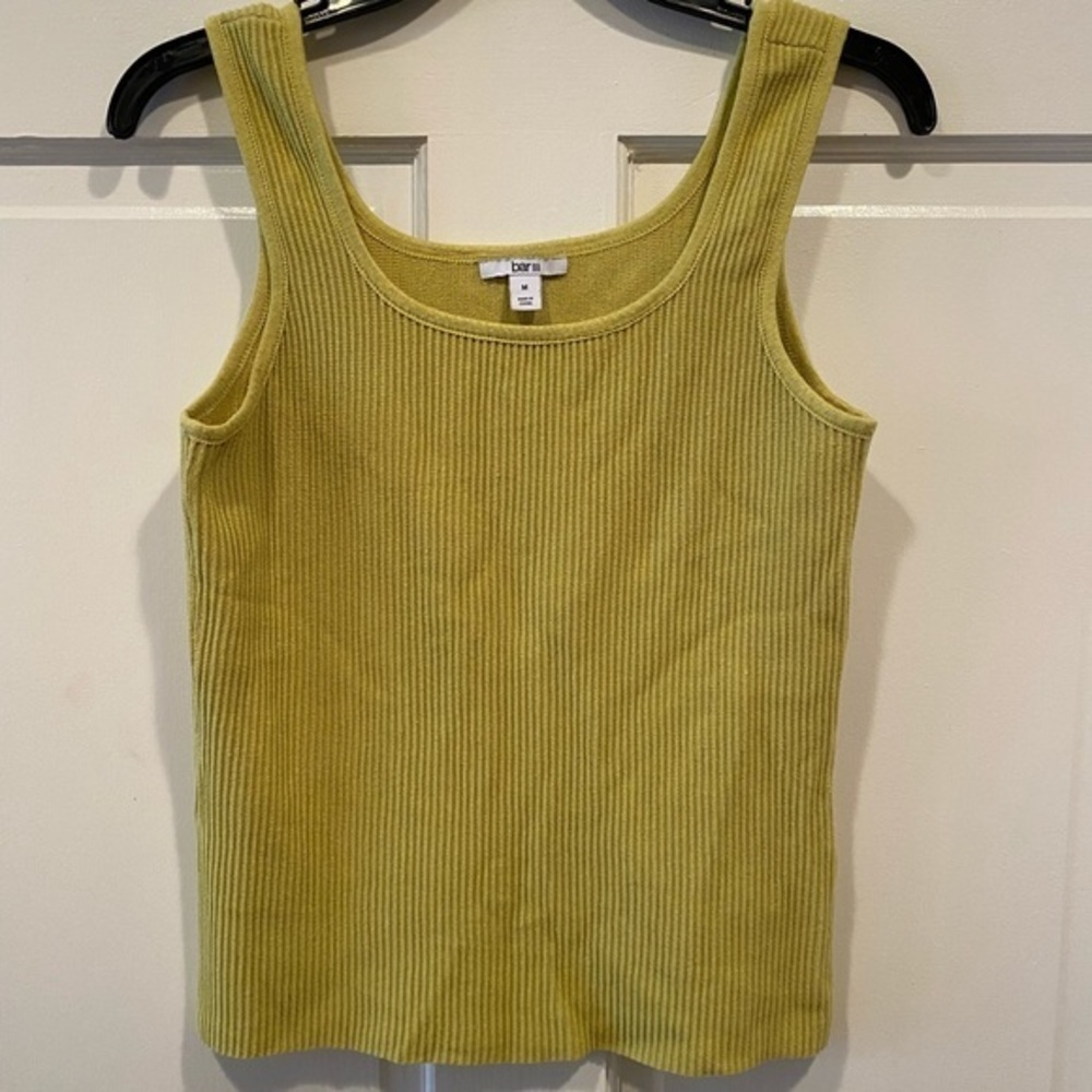 BAR III RIBBED TANK TOP SWEATER SIZE MEDIUM